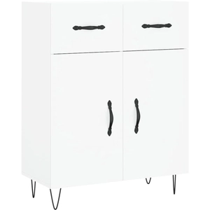 vidaXL Buffet blanc 69,5x34x90 cm bois d'ingénierie pas cher