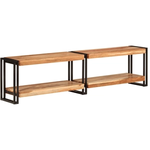 vidaXL Meuble TV 160x30x40 cm bois d'acacia massif pas cher