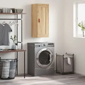 vidaXL Armoire murale chêne sonoma 34,5x34x90 cm bois d'ingénierie pas cher