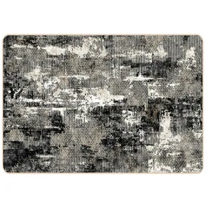 vidaXL Tapis lavable multicolore 120x180 cm antidérapant pas cher