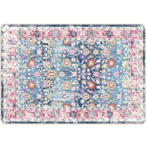 vidaXL Tapis lavable multicolore 120x180 cm antidérapant pas cher