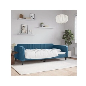 vidaXL Lit de repos bleu 100x200 cm velours pas cher