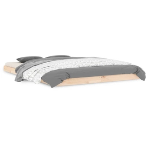 vidaXL Cadre de lit 140x200 cm Bois de pin massif pas cher