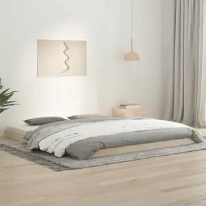 vidaXL Vidaxl Cadre De Lit Sans Matelas 180x200 Cm Bois Massif De Pin pas cher