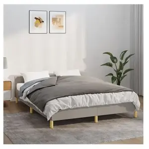 Comparateur de prix : vidaXL Couverture lestée avec housse Gris 150x200 cm 7 kg Tissu