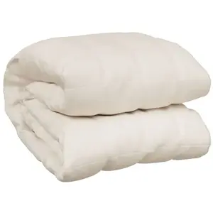 vidaXL Couverture lestée Crème clair 235x290 cm 11 kg Tissu pas cher