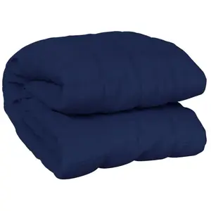 Comparateur de prix : vidaXL Couverture lestée Bleu 235x290 cm 11 kg Tissu