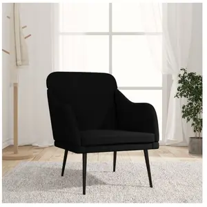 Comparateur de prix : vidaXL Fauteuil Noir 63x76x80 cm Tissu