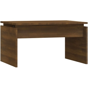vidaXL Table basse Chêne marron 68x50x38 cm Bois d'ingénierie pas cher