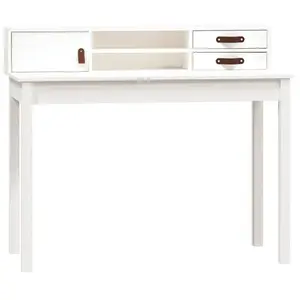 Comparateur de prix : vidaXL Bureau Blanc 110x50x93 cm Bois massif de pin