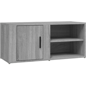 vidaXL Meubles TV 2 pcs Sonoma gris 80x31,5x36 cm Bois d'ingénierie pas cher