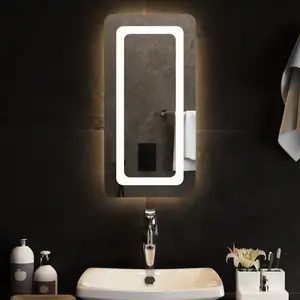 vidaXL Miroir de salle de bain à LED 30x60 cm pas cher