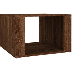 vidaXL Table de chevet Chêne marron 57x55x36 cm Bois d'ingénierie pas cher