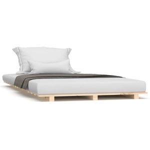 vidaXL Cadre de lit 100x200 cm bois de pin massif pas cher