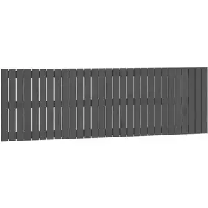 Comparateur de prix : vidaXL Tête de lit murale Gris 185x3x60 cm Bois massif de pin