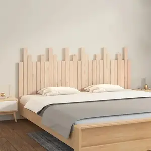 vidaXL Tête de lit murale 185x3x80 cm Bois massif de pin pas cher