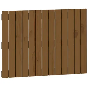 Comparateur de prix : vidaXL Tête de lit murale Marron miel 82,5x3x60 cm Bois massif de pin
