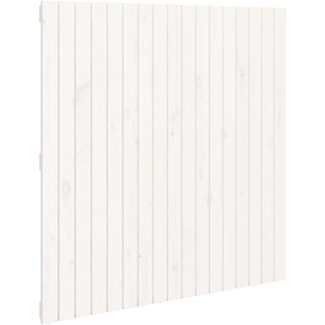 vidaXL Tête de lit murale Blanc 108x3x60 cm Bois massif de pin