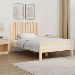 vidaXL Tête de lit murale 108x3x60 cm Bois massif de pin pas cher