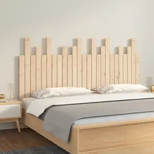vidaXL Tête de lit murale 159,5x3x80 cm Bois massif de pin pas cher