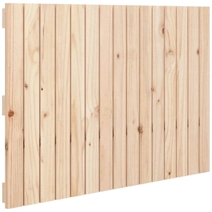 vidaXL Tête de lit murale 95,5x3x60 cm Bois massif de pin pas cher