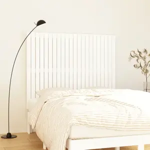 Comparateur de prix : vidaXL Tête de lit murale Blanc 140x3x110 cm Bois massif de pin
