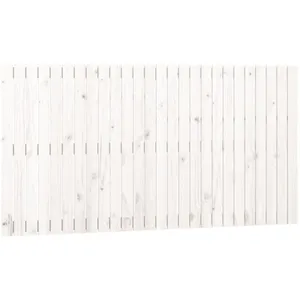 vidaXL Tête de lit murale Blanc 166x3x90 cm Bois massif de pin pas cher