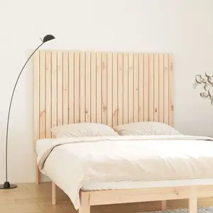 vidaXL Tête de lit murale 166x3x110 cm Bois massif de pin pas cher