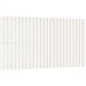 vidaXL Tête de lit murale Blanc 159,5x3x90 cm Bois massif de pin pas cher