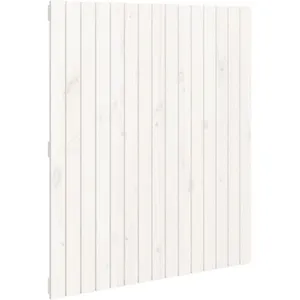 vidaXL Tête de lit murale Blanc 95,5x3x110 cm Bois massif de pin