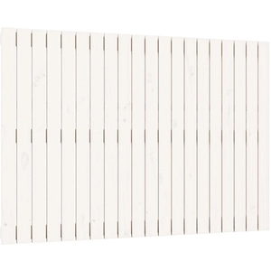 vidaXL Tête de lit murale Blanc 127,5x3x90 cm Bois massif de pin pas cher