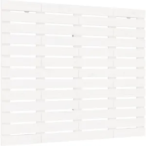 vidaXL Tête de lit murale Blanc 96x3x91,5 cm Bois massif de pin pas cher