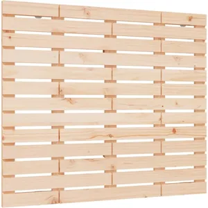 vidaXL Tête de lit murale 126x3x91,5 cm Bois massif de pin pas cher