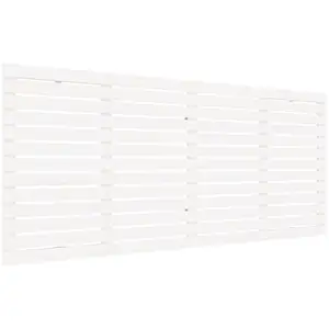 Comparateur de prix : vidaXL Tête de lit murale Blanc 166x3x91,5 cm Bois massif de pin