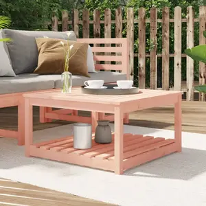 vidaXL Table de jardin 82,5x82,5x45 cm bois massif de douglas pas cher