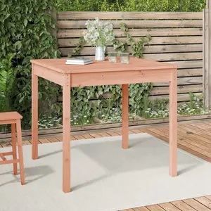 vidaXL Table de jardin 82,5x82,5x76 cm bois massif de douglas pas cher