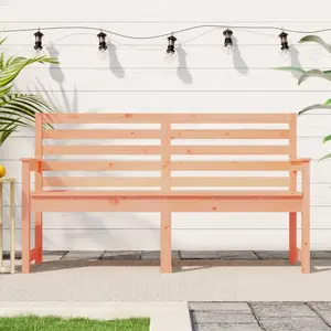 vidaXL Banc de jardin 159,5x48x91,5 cm bois massif de douglas pas cher