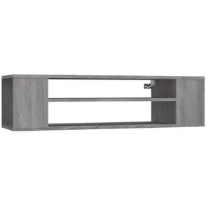 vidaXL Armoire TV suspendue Sonoma gris 100x30x26,5 cm Bois Ingénierie pas cher