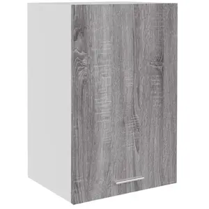 Comparateur de prix : vidaXL Armoire suspendue Sonoma gris 39,5x31x60 cm Bois d'ingénierie