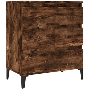 vidaXL Buffet Chêne fumé 60x35x70 cm Bois d'ingénierie pas cher