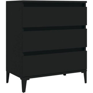 vidaXL Buffet Noir 60x35x70 cm Bois d'ingénierie pas cher