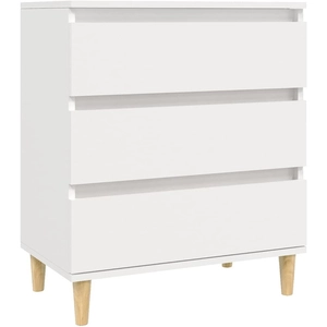 vidaXL Buffet Blanc 60x35x70 cm Bois d'ingénierie pas cher