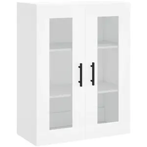 vidaXL Armoire murale blanc 69,5x34x90 cm pas cher