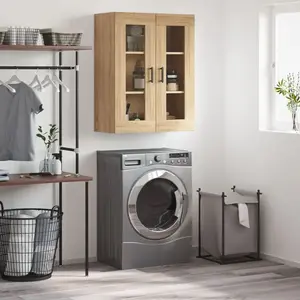 vidaXL Armoire murale chêne sonoma 69,5x34x90 cm pas cher