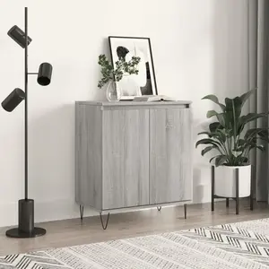Comparateur de prix : vidaXL Buffet Sonoma gris 60x35x70 cm Bois d'ingénierie
