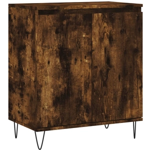 vidaXL Buffet Chêne fumé 60x35x70 cm Bois d'ingénierie pas cher