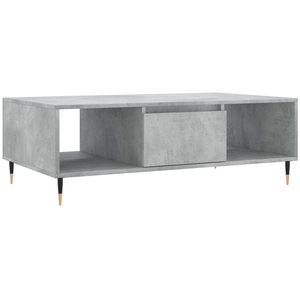 vidaXL Table basse gris béton 104x60x35 cm bois d'ingénierie pas cher