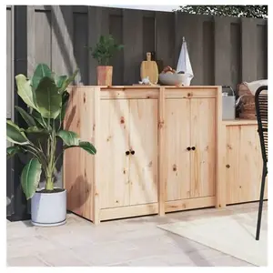 Comparateur de prix : vidaXL Armoire de cuisine d'extérieur bois de pin massif