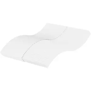 vidaXL Matelas en mousse blanc 140x190 cm dureté H2 H3 pas cher