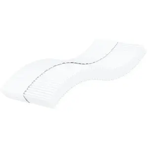 vidaXL Matelas en mousse blanc 80x200 cm dureté H2 H3 pas cher